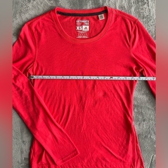 𝅺💜3/$15 Adidas Tee Shirt Long Sleeve XS - Picture 5 of 7